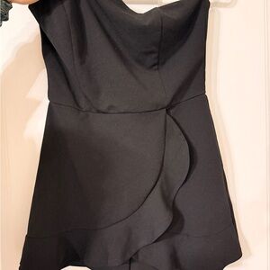 She + Sky Black Dress